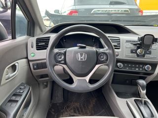 2012 Honda Civic HF - Interior Steering Wheel With Keys Image